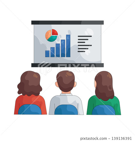 Illustration of presentation Illustration of presentation 139136391