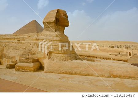 Sphinx, Pyramids, Giza 139136487