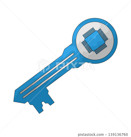 Illustration of Data Key Illustration of Data Key 139136760