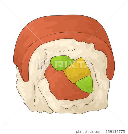 Illustration of Sushi Illustration of Sushi 139136775