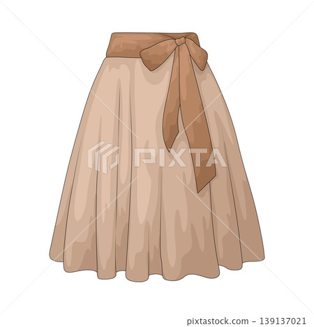 Illustration of skirt Illustration of skirt 139137021