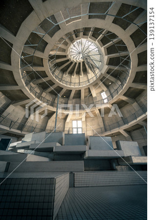 Looking up at the spiral staircase Looking up at the spiral staircase 139137154