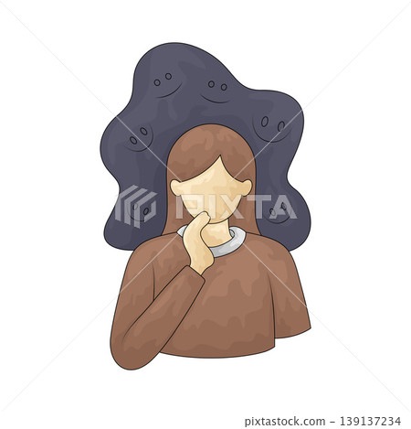 Illustration of Anxiety Illustration of Anxiety 139137234