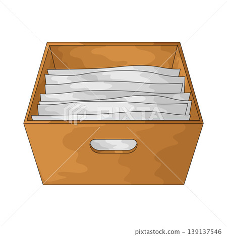 Illustration of Archive Box 139137546