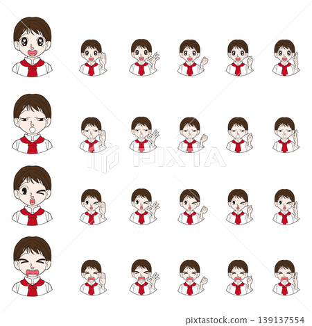 Full-body character illustration of a chef Full-body character illustration of a chef 139137554