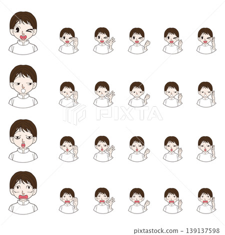 Full-body character illustration of a chef 139137598