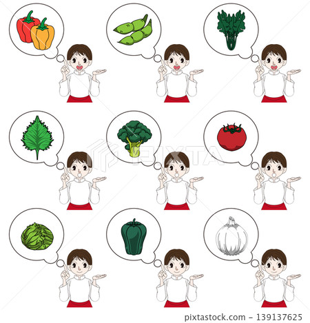 Full-body character illustration of a chef Full-body character illustration of a chef 139137625