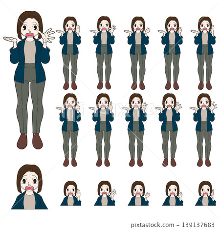 Illustration of an office worker Illustration of an office worker 139137683