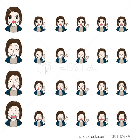 Illustration of an office worker Illustration of an office worker 139137689