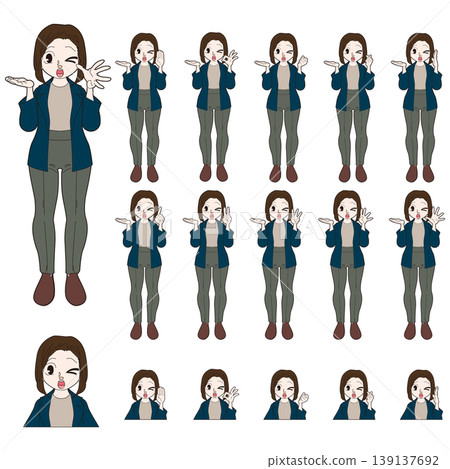 Illustration of an office worker 139137692