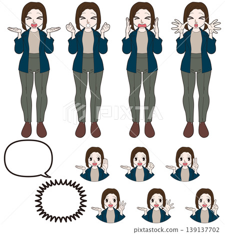 Illustration of an office worker 139137702