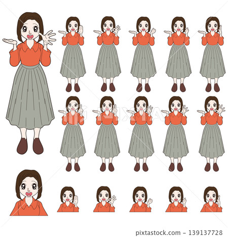Illustration of an office worker Illustration of an office worker 139137728