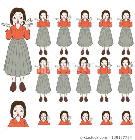 Illustration of an office worker Illustration of an office worker 139137734