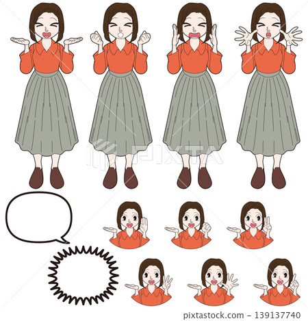 Illustration of an office worker 139137740