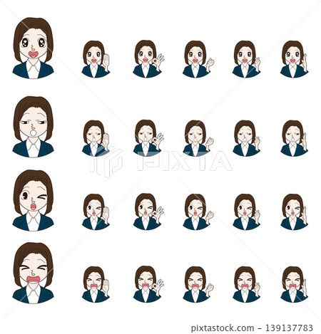 Illustration of a person in a suit 139137783