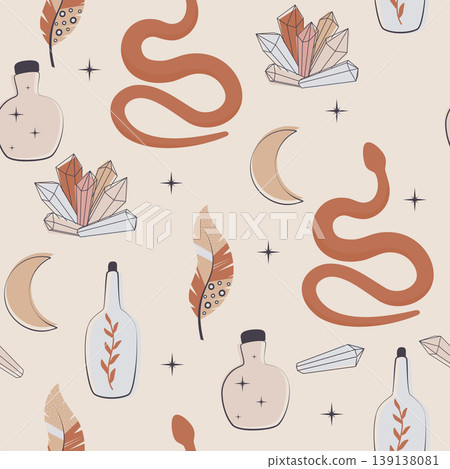 magic pattern with snakes magic pattern with snakes 139138081