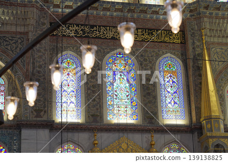 Türkiye: Interior of the Blue Mosque Türkiye: Interior of the Blue Mosque 139138825