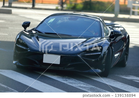 British-made luxury sports car British-made luxury sports car 139138894