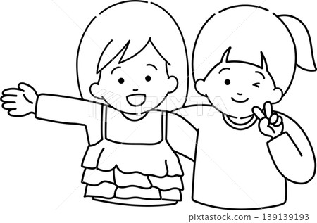 Arms together (line drawing) 139139193