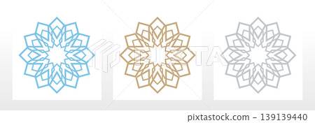 Set of decorative frames Elegant vector element for design in Eastern style, place for text. Floral colored frames. Lace illustration for invitations and greeting cards Set of decorative frames Elegant vector element for design in Eastern style, place for text. Floral colored frames. Lace illustration for invitations and greeting cards 139139440
