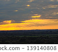 beautiful sunset over river 139140808