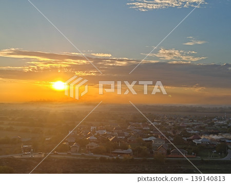 beautiful sunset over river beautiful sunset over river 139140813