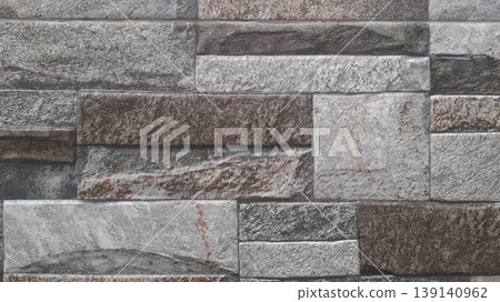 Modern tiles colorful good looking wall brick tiles made of ceramic stone texture 139140962