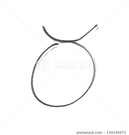 the zodiac sign of Taurus drawn with a black marker the zodiac sign of Taurus drawn with a black marker 139140975