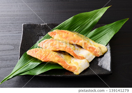 Salmon pickled in Nishikyo Salmon pickled in Nishikyo 139141279