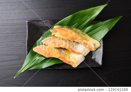 Salmon pickled in Nishikyo 139141288