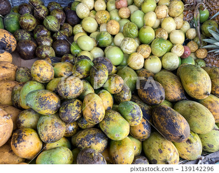 Tropical Fruits Variety Market Organic Food Tropical Fruits Variety Market Organic Food 139142296