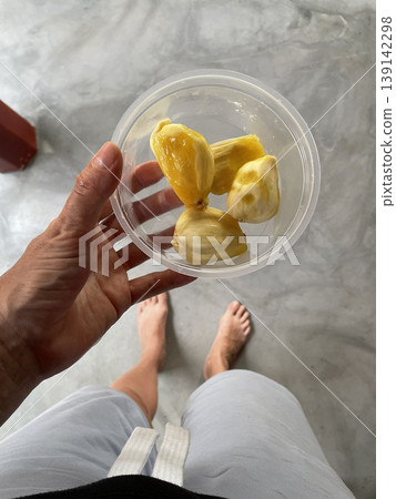 Tropical Fruit In Container Healthy Snack Lifestyle Tropical Fruit In Container Healthy Snack Lifestyle 139142298