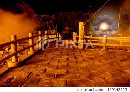 雲仙地獄夜景 雲仙地獄夜景 139142325