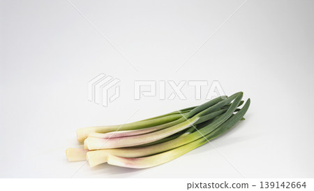 Chives, white background, macro photography, spring ingredients, copy space Chives, white background, macro photography, spring ingredients, copy space 139142664