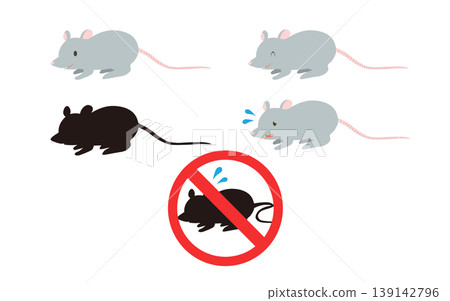Illustration of a rat as a pest. Illustration of a rat as a pest. 139142796
