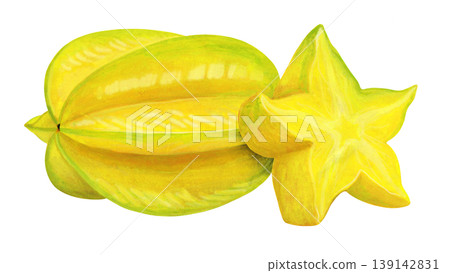 Starfruit illustration - 3 Starfruit illustration - 3 139142831