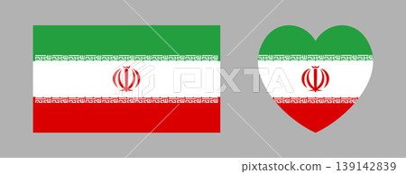 National Flag of Iran rectangle, heart icon, sticker. Iran flag rectangular, heart symbol, button set. Flag banner, badge, background. National flag sign of Iran. National Flag of Iran rectangle, heart icon, sticker. Iran flag rectangular, heart symbol, button set. Flag banner, badge, background. National flag sign of Iran. 139142839