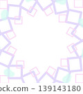 Hydrangea frame, square 139143180