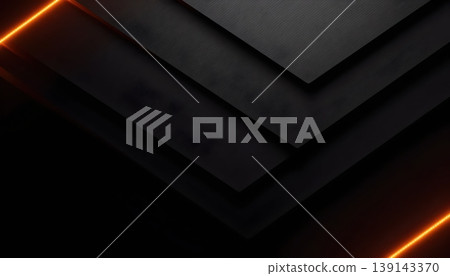 High Contrast Tech Design With Hexagonal Mesh...-插圖素材 [139143370] - PIXTA圖庫