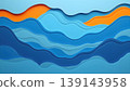 Creative Abstract Layered Design With Depth And Contrast 139143958