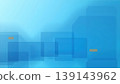 Corporate Blue Background With Layered Rectangles And Orange Lines 139143962
