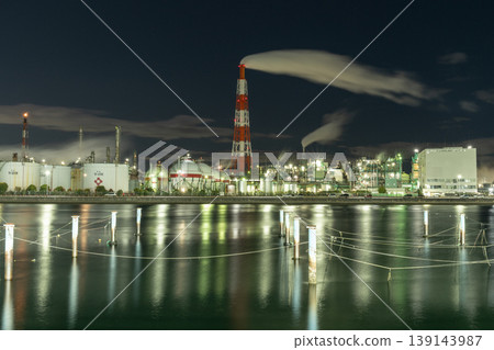 Yokkaichi Plant Night view 139143987