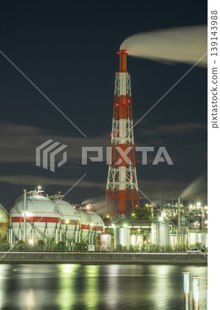 Yokkaichi Plant Night view 139143988