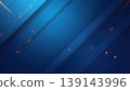 Modern Blue Geometric Background With Orange Intersecting Lines 139143996