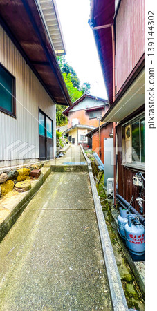 Okishima settlement - a daily life path between houses 139144302