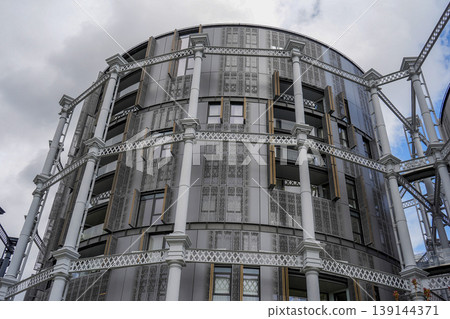 London Gasholder new buildings residential development in Kings Cross London Gasholder new buildings residential development in Kings Cross 139144371