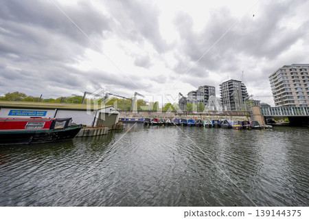 London Gasholder new buildings residential development in Kings Cross London Gasholder new buildings residential development in Kings Cross 139144375
