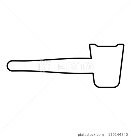 Nut cracker nutcracker contour outline line icon black color vector illustration image thin flat style Nut cracker nutcracker contour outline line icon black color vector illustration image thin flat style 139144840