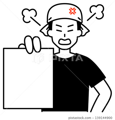 A male bartender gets angry when shown documents. A male bartender gets angry when shown documents. 139144900