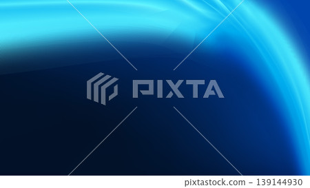 Abstract technology background curved data lines flowing through a network structure, representing data transmission, network connectivity, information flow, digital communication, modern technology 139144930
